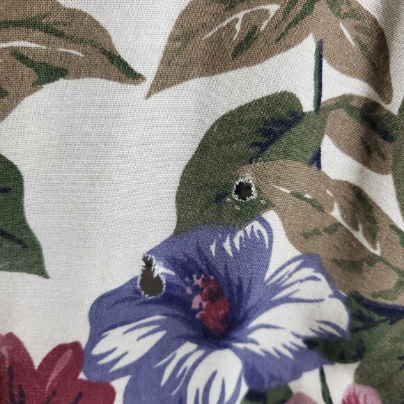 7/8 All That Jazz Midi Dress Plum Purple Floral Short Sleeve Vintage 80's 90's - Picture 11 of 14